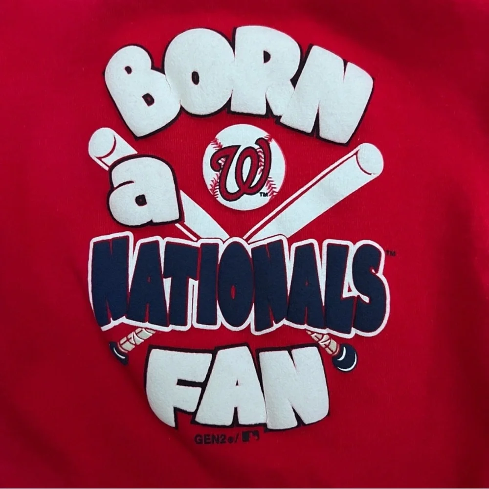 Washington Nationals Baby Onesies Bundle (2) – Size 3-6 Months